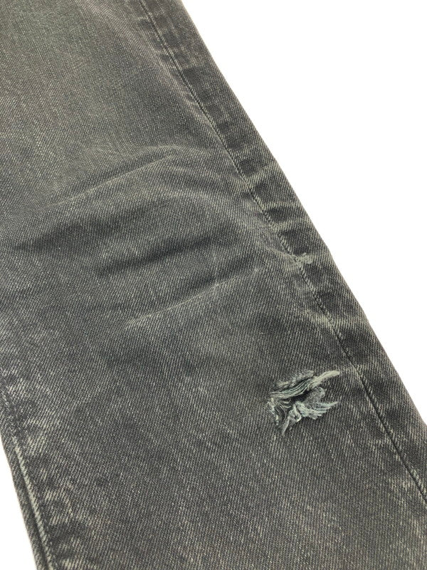 【中古品】【メンズ】 RRL ダブルアールエル BUTTON-FLY DENIM PANTS ボタンフライデニムパンツ 156-260409-rt-15-tag サイズ：28/34 カラー：ブラック 万代Net店