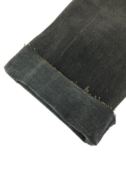 【中古品】【メンズ】 RRL ダブルアールエル BUTTON-FLY DENIM PANTS ボタンフライデニムパンツ 156-260409-rt-15-tag サイズ：28/34 カラー：ブラック 万代Net店