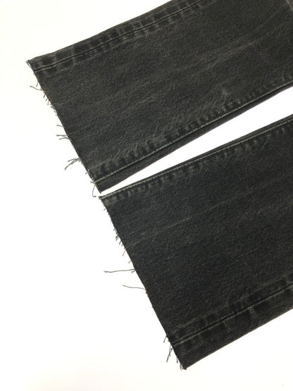【中古品】【メンズ】 RRL ダブルアールエル BUTTON-FLY DENIM PANTS ボタンフライデニムパンツ 156-260409-rt-15-tag サイズ：28/34 カラー：ブラック 万代Net店