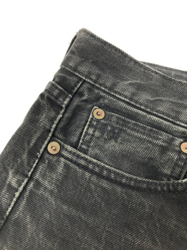 【中古品】【メンズ】 RRL ダブルアールエル BUTTON-FLY DENIM PANTS ボタンフライデニムパンツ 156-260409-rt-15-tag サイズ：28/34 カラー：ブラック 万代Net店