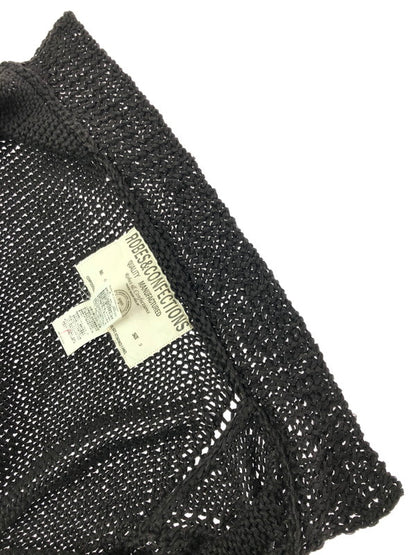 【中古品】【メンズ】 ROBES&CONFECTIONS ローブス＆コンフェクションズ LINEN LOWGAUGE CARDIGAN リネン ローゲージ カーディガン 140-260404-rt-09-tag サイズ：3 カラー：ブラック 万代Net店