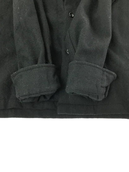 【中古品】【メンズ】 WACKO MARIA ワコマリア TRUMP&DICE OPEN COLLAR WOOL L/S SHIRT オープン カラーシャツ 長袖シャツ 142-260405-na-11-tag サイズ：M カラー：ブラック 万代Net店