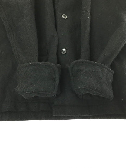 【中古品】【メンズ】 WACKO MARIA ワコマリア TRUMP&DICE OPEN COLLAR WOOL L/S SHIRT オープン カラーシャツ 長袖シャツ 142-260405-na-11-tag サイズ：M カラー：ブラック 万代Net店