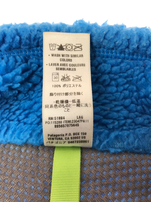 【中古品】【メンズ】 PATAGONIA パタゴニア CLASSIC RETRO-X VEST BLUE 23047FA11 クラシックレトロエックス ベスト アウター フリース 144-260822-su-01-tagh サイズ：XS カラー：ブルー 万代Net店