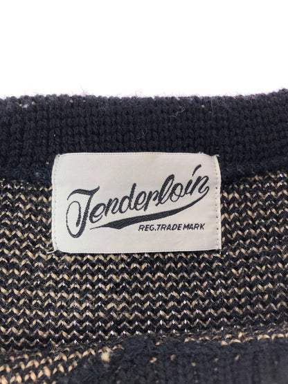 【中古品】【メンズ】 TENDERLOIN テンダーロイン 15AW T-BOAT NECK SWEATER ティー ボート ネック セーター 142-260404-rt-07-tag サイズ：L カラー：ブラック 万代Net店