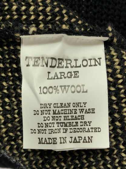 【中古品】【メンズ】 TENDERLOIN テンダーロイン 15AW T-BOAT NECK SWEATER ティー ボート ネック セーター 142-260404-rt-07-tag サイズ：L カラー：ブラック 万代Net店