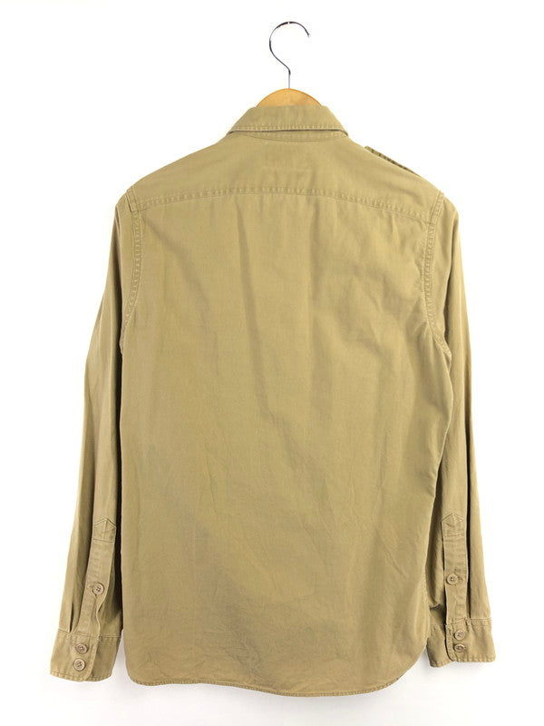 【中古品】【メンズ】 RRL ダブルアールエル L/S SAFARI SHIRT エポレット サファリ シャツ 長袖シャツ 145-260516-na-08-tagh サイズ：S カラー：ベージュ 万代Net店