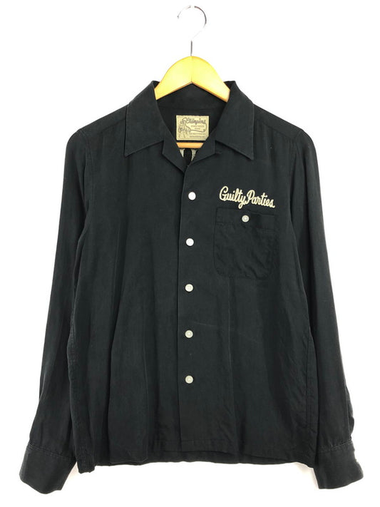 【中古品】【メンズ】 WACKO MARIA ワコマリア RODEO TAILOR TEXAS CHAMPIONS TEXAS RAYON L/S SHIRT ロデオテーラー テキサスチャンピオンズ テキサス シャツ 142-260403-rt-16-tagh サイズ：S カラー：ブラック 万代Net店