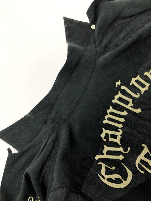 【中古品】【メンズ】 WACKO MARIA ワコマリア RODEO TAILOR TEXAS CHAMPIONS TEXAS RAYON L/S SHIRT ロデオテーラー テキサスチャンピオンズ テキサス シャツ 142-260403-rt-16-tagh サイズ：S カラー：ブラック 万代Net店