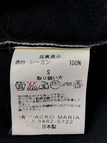【中古品】【メンズ】 WACKO MARIA ワコマリア RODEO TAILOR TEXAS CHAMPIONS TEXAS RAYON L/S SHIRT ロデオテーラー テキサスチャンピオンズ テキサス シャツ 142-260403-rt-16-tagh サイズ：S カラー：ブラック 万代Net店
