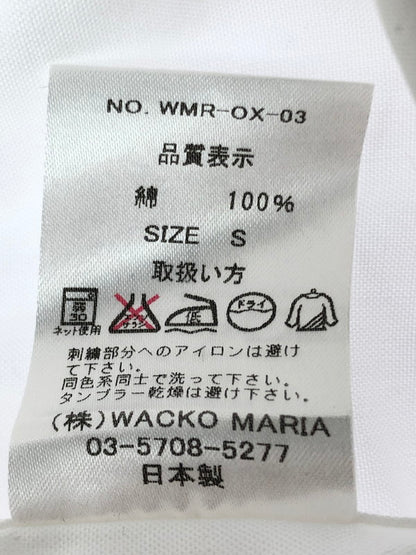 【中古品】【メンズ】 WACKO MARIA ワコマリア B.D.SHIRT WMR-OX-03 ロングスリーブ シャツ トップス 142-260403-rt-17-tagh サイズ：S カラー：ホワイト 万代Net店