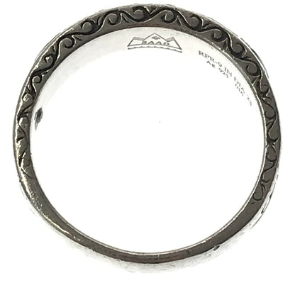 【中古品】【メンズ】 SAAD PREMIUM サード プレミアム RPR-9 IN DIA SV925 ジオメトリックパターンリング 指輪 アクセサリー 191-260623-na-03-tagh サイズ：23 カラー：シルバー 万代Net店
