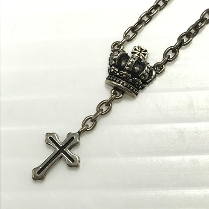 【中古品】【メンズ】 JUSTIN DAVIS ジャスティンデイビス TINY ROSARY NECKLACE タイニー ロザリー ネックレス アクセサリー 192-260627-na-16-tagh カラー：シルバー 万代Net店