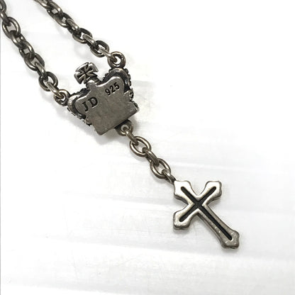 【中古品】【メンズ】 JUSTIN DAVIS ジャスティンデイビス TINY ROSARY NECKLACE タイニー ロザリー ネックレス アクセサリー 192-260627-na-16-tagh カラー：シルバー 万代Net店