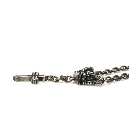 【中古品】【メンズ】 JUSTIN DAVIS ジャスティンデイビス TINY ROSARY NECKLACE タイニー ロザリー ネックレス アクセサリー 192-260627-na-16-tagh カラー：シルバー 万代Net店
