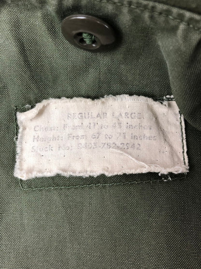 【現状渡し品】【メンズ】 US ARMY アメリカ軍 60～70's M-65 FIELD JACKET 8405-782-2942 TALONジッパー フィールド ジャケット 146-260403-rt-19-tagh サイズ：L カラー：カーキ 万代Net店