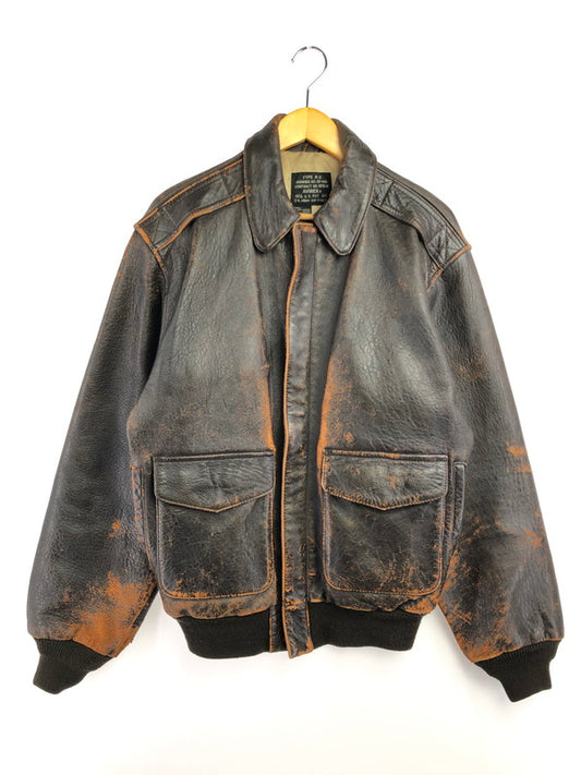 【ジャンク品】【メンズ】 AVIREX アヴィレックス TYPE A-2 FLIGHT JACKET 1978-01 タイプエーツー フライト ジャケット 145-260403-rt-20-tagh サイズ：S カラー：ブラウン 万代Net店