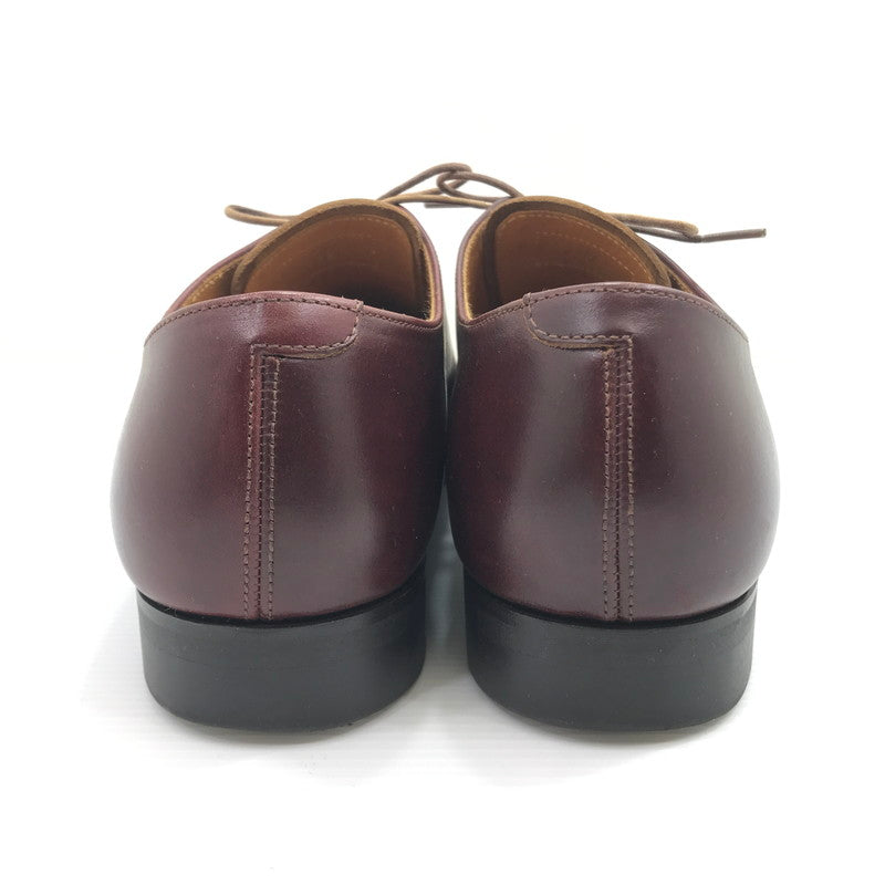 【中古品】【メンズ】 NEIGHBORHOOD ネイバーフッド PLAIN TOE プレーントゥドレスシューズ 靴 164-260411-na-20-tagh サイズ：9 カラー：バーガンディー系 万代Net店