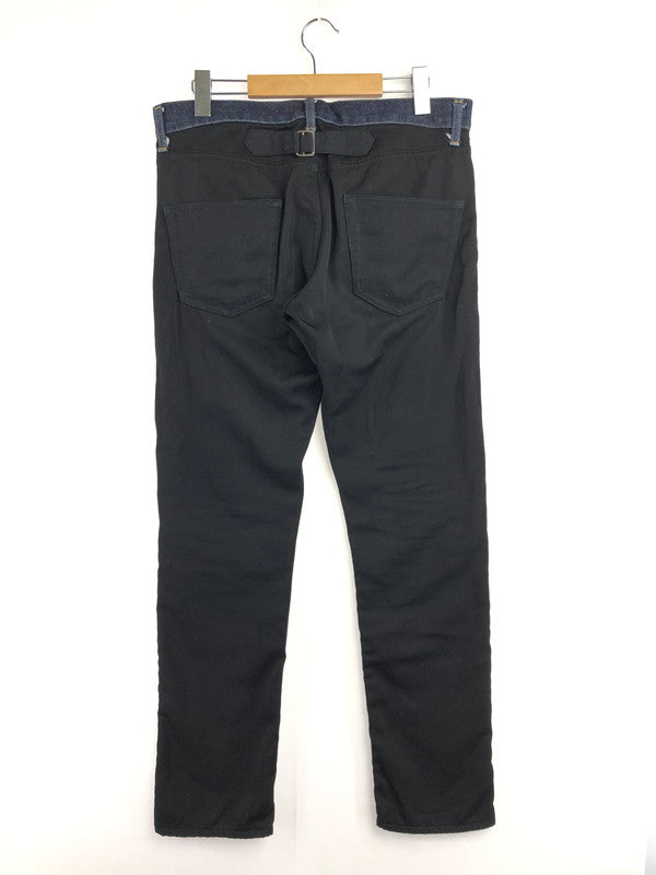 【中古品】【メンズ】 EYE JUNYA WATANABE COMME DES GARCONS WP-P039 2015AW COTTON DENIM x WOOL DOESKIN PANTS 151-260409-rt-14-tag サイズ：L カラー：インディゴ/ブラック 万代Net店