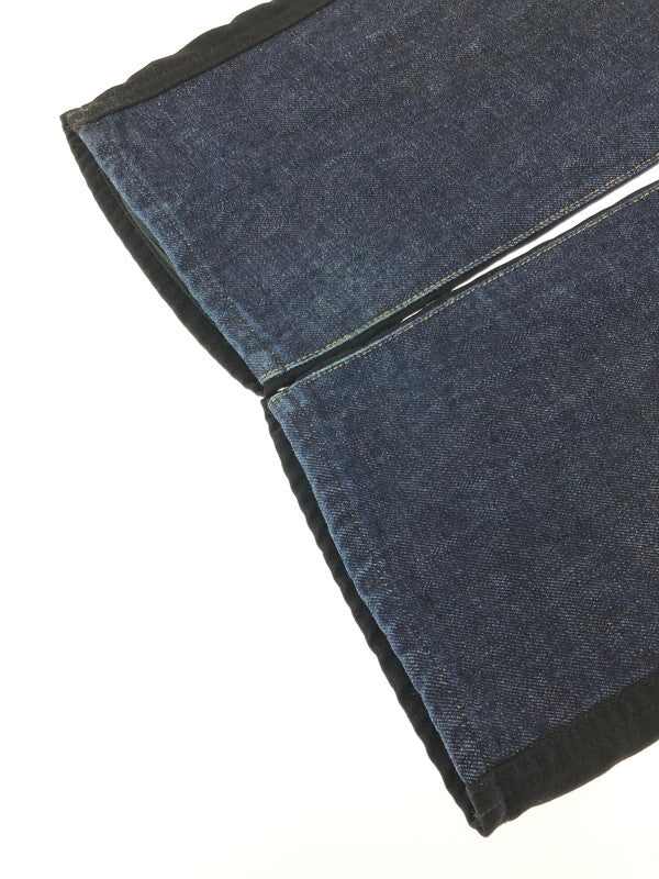 【中古品】【メンズ】 EYE JUNYA WATANABE COMME DES GARCONS WP-P039 2015AW COTTON DENIM x WOOL DOESKIN PANTS 151-260409-rt-14-tag サイズ：L カラー：インディゴ/ブラック 万代Net店
