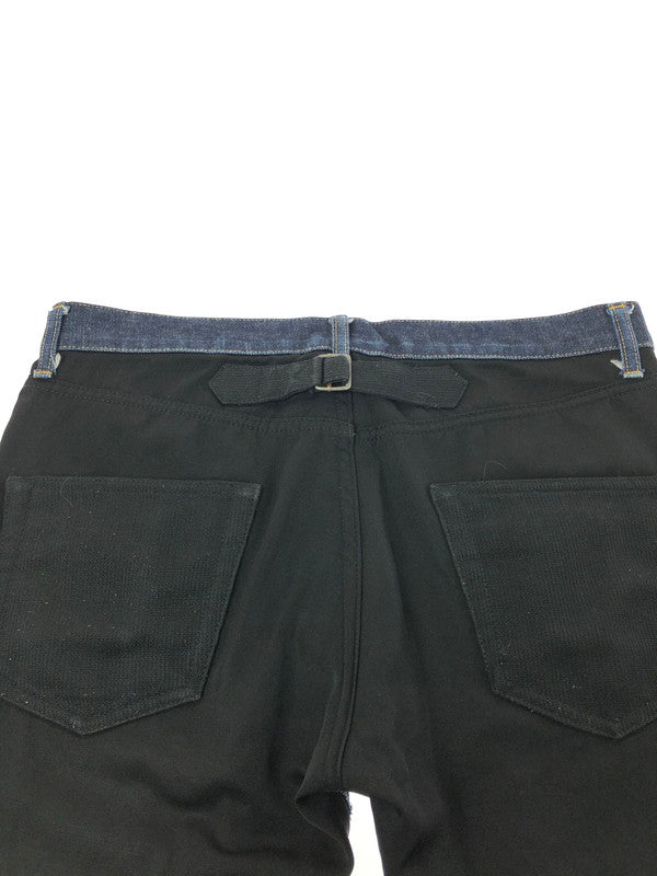 【中古品】【メンズ】 EYE JUNYA WATANABE COMME DES GARCONS WP-P039 2015AW COTTON DENIM x WOOL DOESKIN PANTS 151-260409-rt-14-tag サイズ：L カラー：インディゴ/ブラック 万代Net店