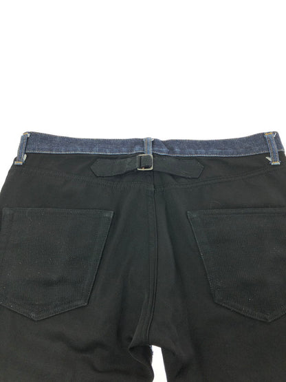 【中古品】【メンズ】 EYE JUNYA WATANABE COMME DES GARCONS WP-P039 2015AW COTTON DENIM x WOOL DOESKIN PANTS 151-260409-rt-14-tag サイズ：L カラー：インディゴ/ブラック 万代Net店