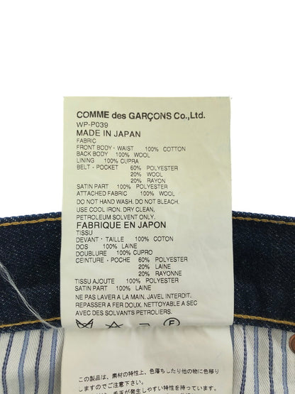 【中古品】【メンズ】 EYE JUNYA WATANABE COMME DES GARCONS WP-P039 2015AW COTTON DENIM x WOOL DOESKIN PANTS 151-260409-rt-14-tag サイズ：L カラー：インディゴ/ブラック 万代Net店