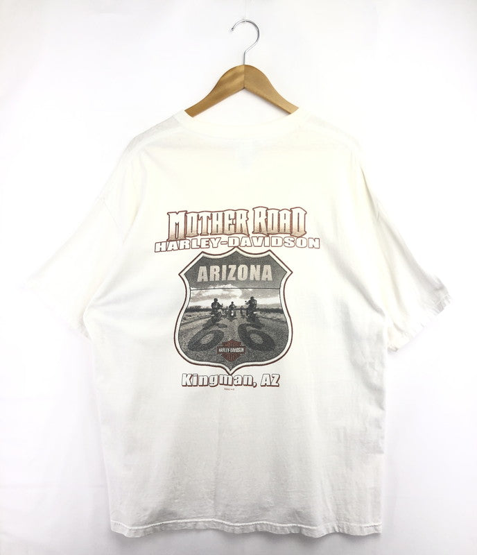 【現状渡し品】【メンズ】 HARLEY-DAVIDSON 00S USA製 両面プリント SS TEE 00年代 半袖Tシャツ トップス 146-260514-ki-01-tagh サイズ：XL カラー：ホワイト 万代Net店