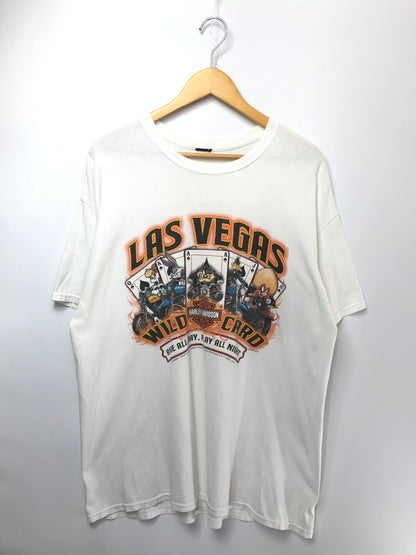 【現状渡し品】【メンズ】 HARLEY-DAVIDSON ハーレーダビッドソン × LOONEY TUNES ルーニー チューンズ PRINT TEE プリントTシャツ 半袖Tシャツ 146-260506-na-11-tag サイズ：サイズ表記なし　下記参照 カラー：ホワイト 万代Net店