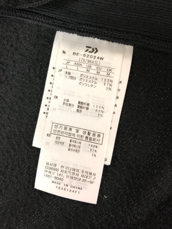 【中古品】【メンズ】 Daiwa ダイワ TECH SWEAT HOODIE PIER39 BE-52024W テック スウェット フーディー パーカー トップス 144-260411-rt-07-tag カラー：ブラック 万代Net店