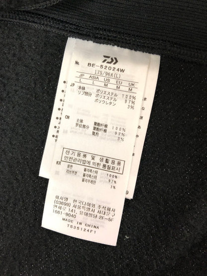 【中古品】【メンズ】 Daiwa ダイワ TECH SWEAT HOODIE PIER39 BE-52024W テック スウェット フーディー パーカー トップス 144-260411-rt-07-tag カラー：ブラック 万代Net店