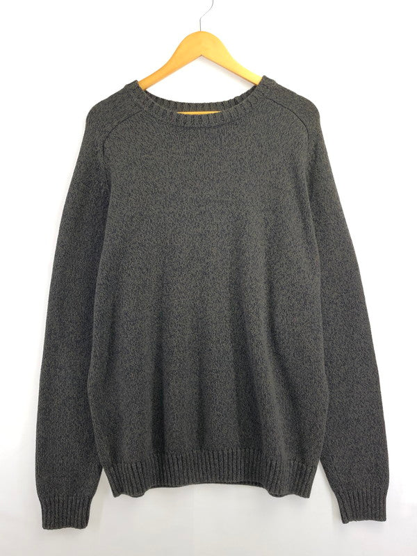 【中古品】【メンズ】 CROFT&BARROW クラフトアンドバロー COTTON SWEATER コットン セーター トップス 146-260913-rt-17-tagh サイズ：XL カラー：ダークグレー 万代Net店