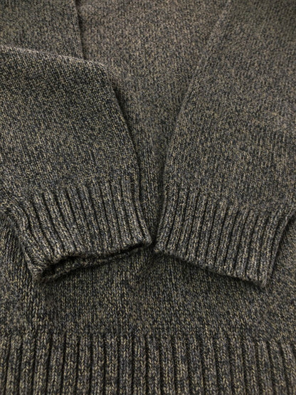 【中古品】【メンズ】 CROFT&BARROW クラフトアンドバロー COTTON SWEATER コットン セーター トップス 146-260913-rt-17-tagh サイズ：XL カラー：ダークグレー 万代Net店