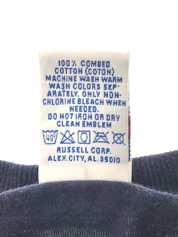 【現状渡し品】【メンズ】 RUSSELL ATHLETIC ラッセル 90'S USA製 HIGH COTTON POCKET T-SHIRT 90年代 コットン ポケット Tシャツ 半袖Tシャツ 146-260506-na-15-tag サイズ：L カラー：ネイビー 万代Net店
