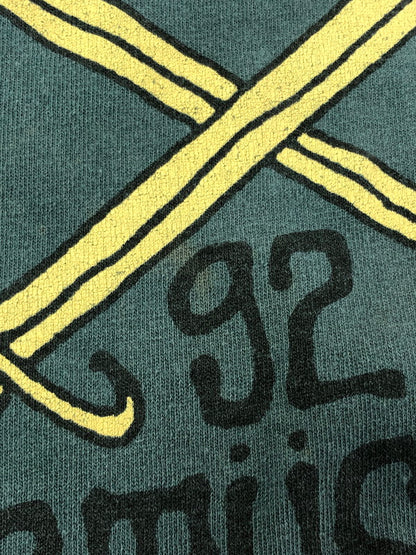 【現状渡し品】【メンズ】 OLD STUSSY オールド ステューシー 80's 92 STUSSY TRIBE S/S T-SHIRT 80年代 ショートスリーブ Tシャツ トップス USA製 142-260403-rt-11-tagh サイズ：L カラー：グリーン系 万代Net店