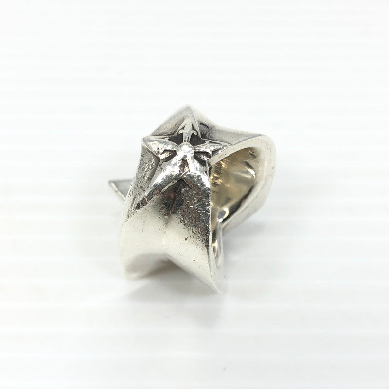 ※店頭販売のみ 【中古品】【メンズ】 LARGE STAR RING ラージ スター リング 925 40.60g 指輪 アクセサリー 190-260325-yy-01-ichh サイズ：約12号 カラー：シルバー 万代Net店