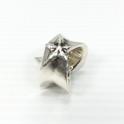 ※店頭販売のみ 【中古品】【メンズ】 LARGE STAR RING ラージ スター リング 925 40.60g 指輪 アクセサリー 190-260325-yy-01-ichh サイズ：約12号 カラー：シルバー 万代Net店