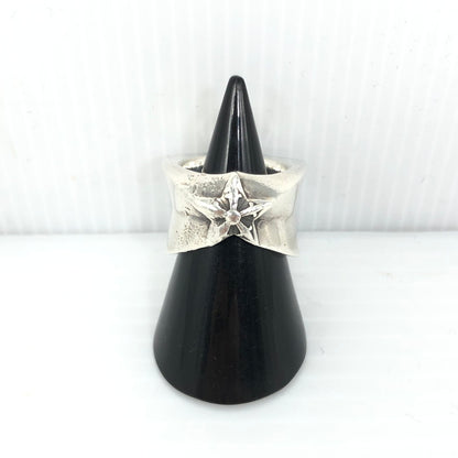※店頭販売のみ 【中古品】【メンズ】 LARGE STAR RING ラージ スター リング 925 40.60g 指輪 アクセサリー 190-260325-yy-01-ichh サイズ：約12号 カラー：シルバー 万代Net店