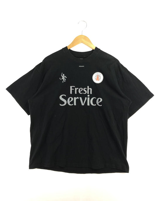 【中古品】【メンズ】 FRESH SERVICE CORPORATE フレッシュ サービス PRINTED S/S TEE プリント ショートスリーブ Tシャツ 半袖Tシャツ トップス 140-260510-rt-04-tag サイズ：M カラー：ブラック 万代Net店