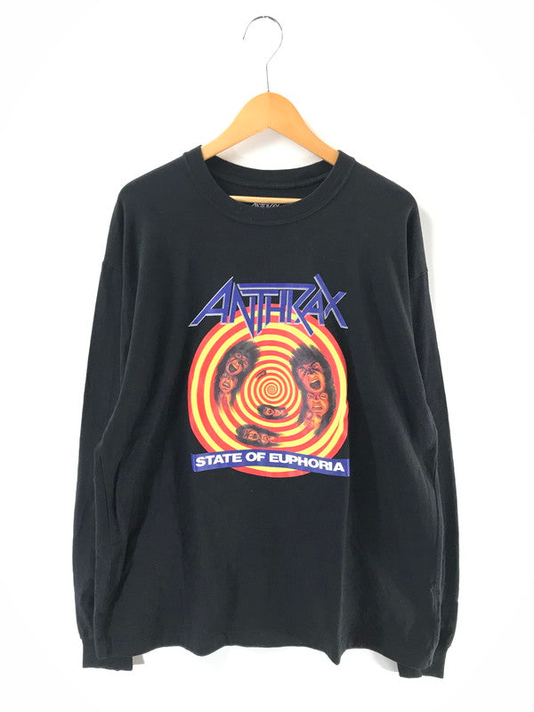 【中古品】【メンズ】 NEIGHBORHOOD ネイバーフッド × ANTHRAX アンスラックス NH x ANTHRAX . TEE LS-1 232PCNH-LT01S Tシャツ 長袖Tシャツ 142-260630-na-08-tagh サイズ：L カラー：ブラック 万代Net店