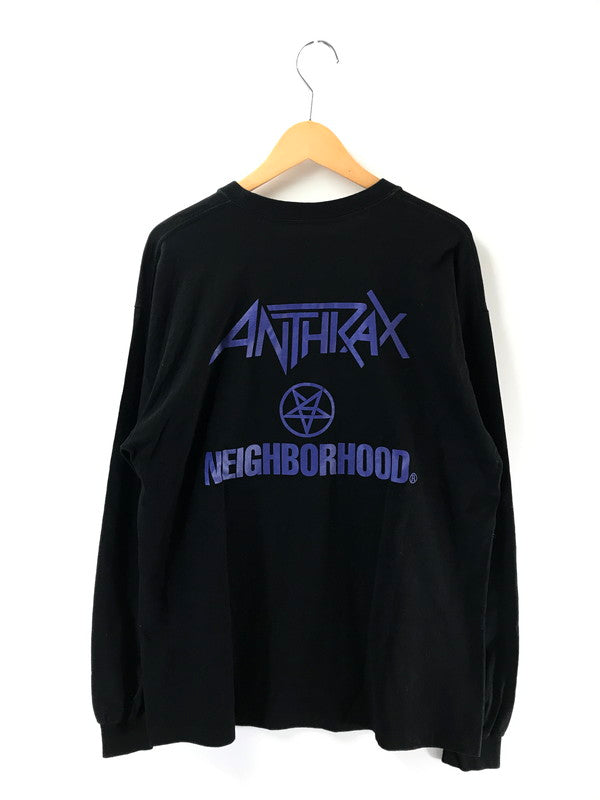 【中古品】【メンズ】 NEIGHBORHOOD ネイバーフッド × ANTHRAX アンスラックス NH x ANTHRAX . TEE LS-1 232PCNH-LT01S Tシャツ 長袖Tシャツ 142-260630-na-08-tagh サイズ：L カラー：ブラック 万代Net店