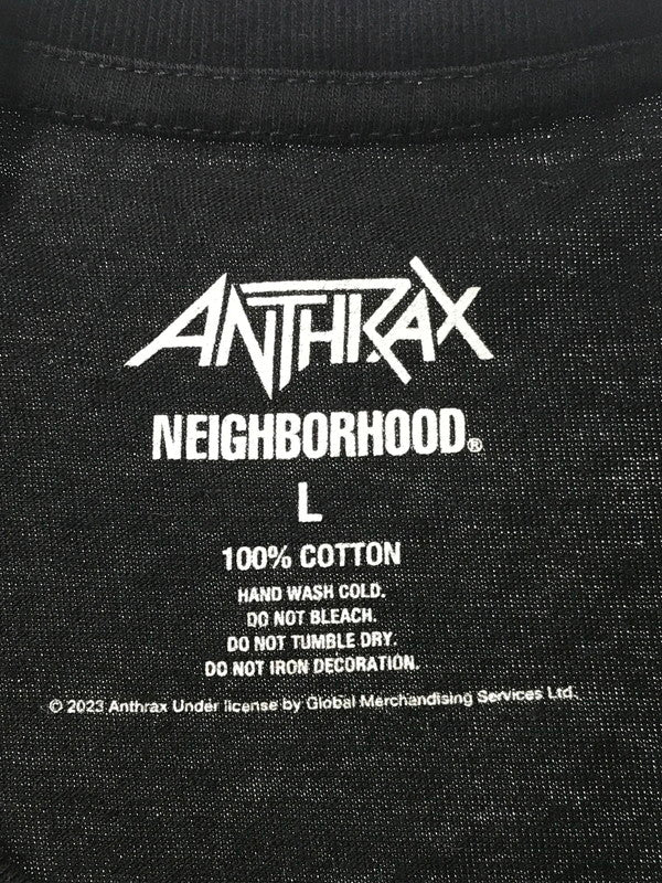 【中古品】【メンズ】 NEIGHBORHOOD ネイバーフッド × ANTHRAX アンスラックス NH x ANTHRAX . TEE LS-1 232PCNH-LT01S Tシャツ 長袖Tシャツ 142-260630-na-08-tagh サイズ：L カラー：ブラック 万代Net店