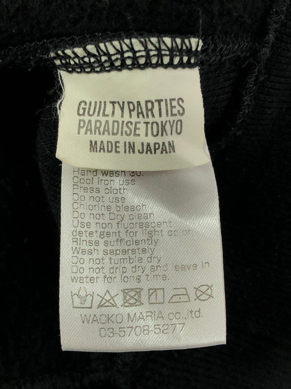 【中古品】【メンズ】 WACKO MARIA ワコマリア GUILTY PARTIES CREWNECK SWEAT ギルティ パーティーズ クルーネック　スウェット 142-260404-rt-01-tag サイズ：M カラー：ブラック 万代Net店