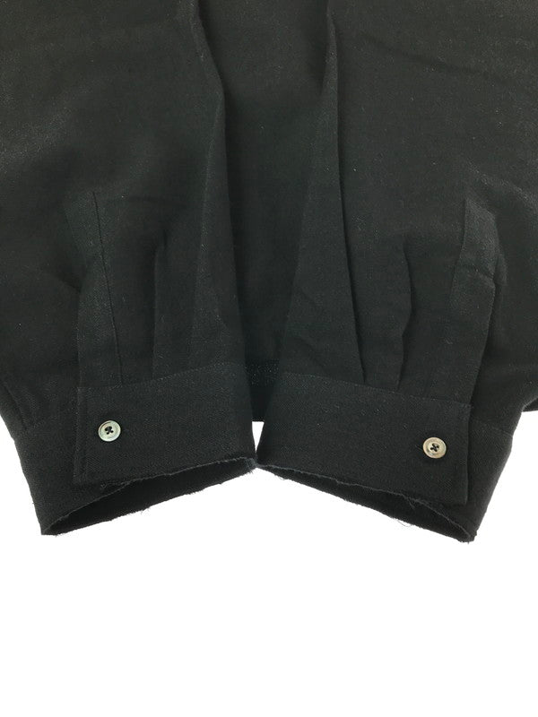 【中古品】【メンズ】 ANCELLM アンセルム WOOL HALF ZIP PULL OVER SHIRT ANC-SH72 ウール ハーフジップ プルオーバー シャツ 140-260405-na-07-tag サイズ：2 カラー：ブラック 万代Net店