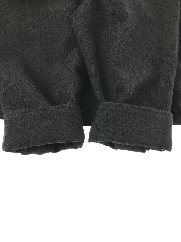 【中古品】【メンズ】 ANCELLM アンセルム WOOL HALF ZIP PULL OVER SHIRT ANC-SH72 ウール ハーフジップ プルオーバー シャツ 140-260405-na-07-tag サイズ：2 カラー：ブラック 万代Net店