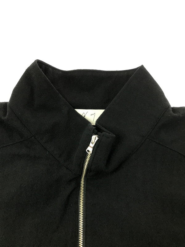 【中古品】【メンズ】 ANCELLM アンセルム WOOL HALF ZIP PULL OVER SHIRT ANC-SH72 ウール ハーフジップ プルオーバー シャツ 140-260405-na-07-tag サイズ：2 カラー：ブラック 万代Net店