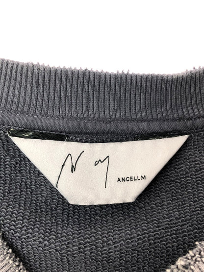 【中古品】【メンズ】 ANCELLM アンセルム UNEVENNESS SWEAT SHIRT ANC-CT145-A アンイーブンネス スウェット シャツ トップス 140-260403-rt-12-tagh サイズ：2 カラー：グレー 万代Net店