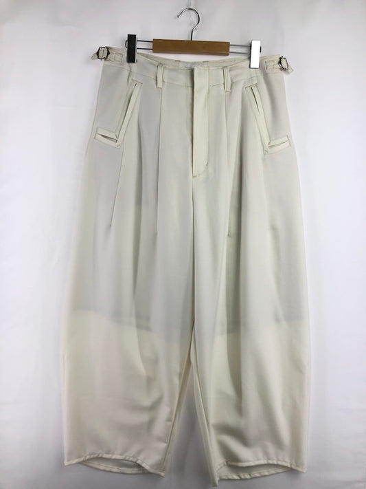 【中古品】【メンズ】 LQUARTET エルカルテット SIRO COMPACT WIDE CEREMONY MC TROUSERS LQ25FW-LP-010 コンパクト ワイド セレモニー MCパンツ 151-260410-rt-07-tag サイズ：M カラー：ホワイト 万代Net店