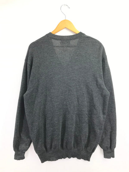【中古品】【メンズ】 SAINT JAMES セントジェームス 80～90's V-NECK KNIT SWEATER GRAY Vネック ニット セーター FRANCE製 トップス 146-260820-rt-13-tag サイズ：XL カラー：グレー 万代Net店