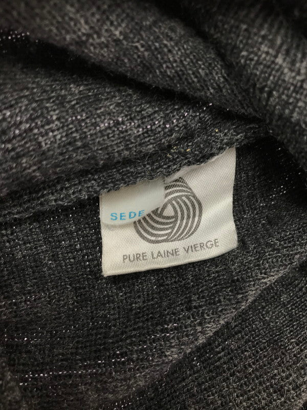 【中古品】【メンズ】 SAINT JAMES セントジェームス 80～90's V-NECK KNIT SWEATER GRAY Vネック ニット セーター FRANCE製 トップス 146-260820-rt-13-tag サイズ：XL カラー：グレー 万代Net店